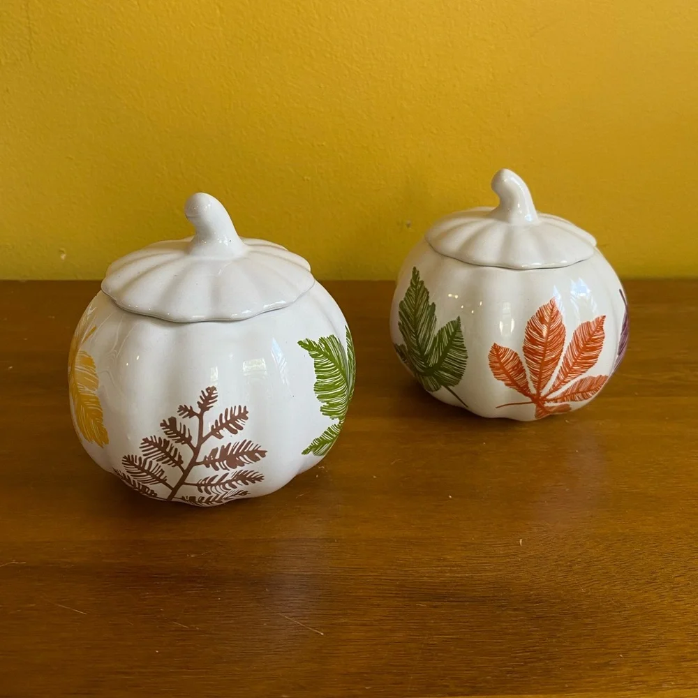 Pumpkin Stoneware Cocottes